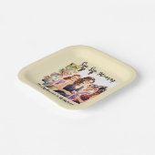 Funny Fall Wein Degusting Frau's 50. Geburtstag Pappteller (Gewinkelt)