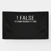 Funny False Programming Coding for Programmers Banner (Horizontal)