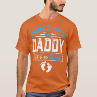 Funny Familie stolz New Daddy Es ist ein Junge Ges T-Shirt