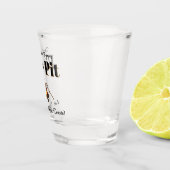 Funny Familienname Fire Pit Personalisiert Schnapsglas (Rechts)