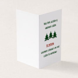Funny Family Christmas Card