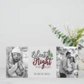 Funny Family Christmas Card Feiertagskarte (Stehend Vorderseite)