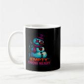 Funny Family Christmas Empty Snow Heart Snowman Pr Kaffeetasse (Links)