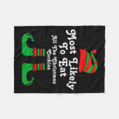 Funny Family Christmas Most Likely To Elf Fleecedecke (Vorderseite (Horizontal))