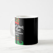Funny Family Christmas Most Likely To Elf T Shirt Kaffeetasse (Vorderseite Links)