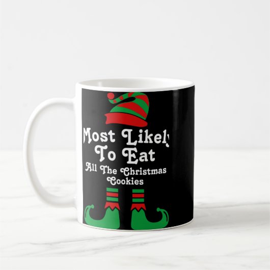 Funny Family Christmas Most Likely To Elf T Shirt Kaffeetasse (Links)