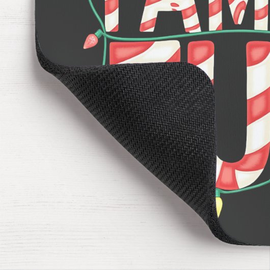 Funny Family Fun Funny Matching Outfit Mousepad (Ecke)