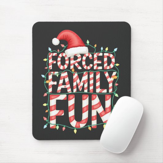 Funny Family Fun Funny Matching Outfit Mousepad (Mit Mouse)