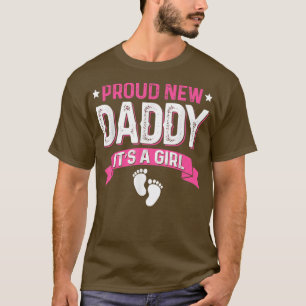 Funny Family Gender Reveal Proud New Daddy Es ist  T-Shirt