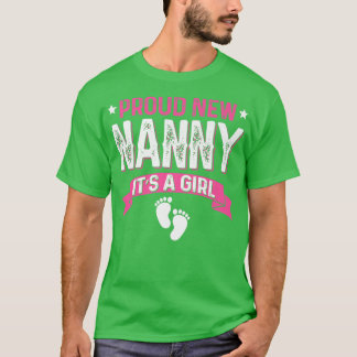 Funny Family Gender Reveal Proud New Ganny Es ist T-Shirt