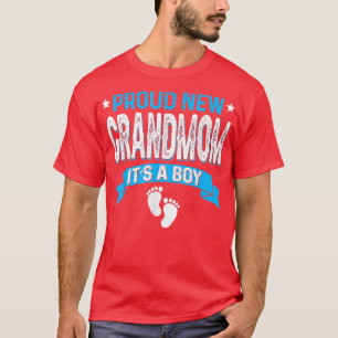 Funny Family Gender Reveal Proud New Großmutter Es T-Shirt