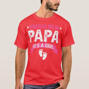 Funny Family Gender Reveal Proud New Papa Es ist e T-Shirt