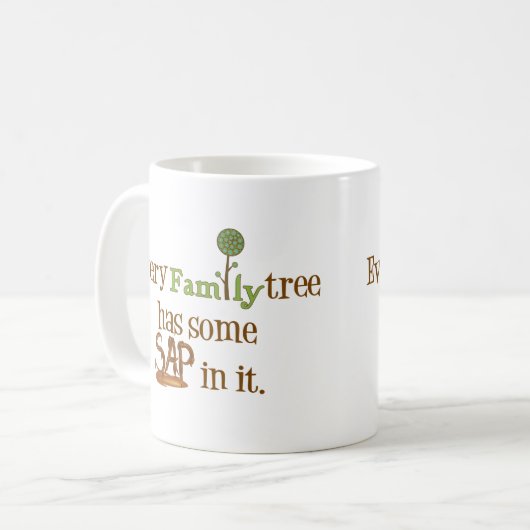 Funny Family Kaffeetasse (Vorderseite Links)