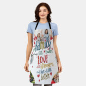 Funny Family Laugh, Liebe und leben bessere Schürz Schürze (Getragen)