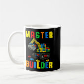 Funny Family Master Builder Building Bricks Blocks Kaffeetasse (Links)
