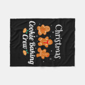Funny Family Matching Christmas Tee Cookie Baking Fleecedecke (Vorderseite (Horizontal))