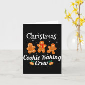 Funny Family Matching Christmas Tee Cookie Baking Karte (Gelbe Blume)