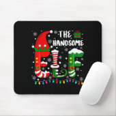 Funny Family Matching Pajamas Handsome Elf Christm Mousepad (Mit Mouse)