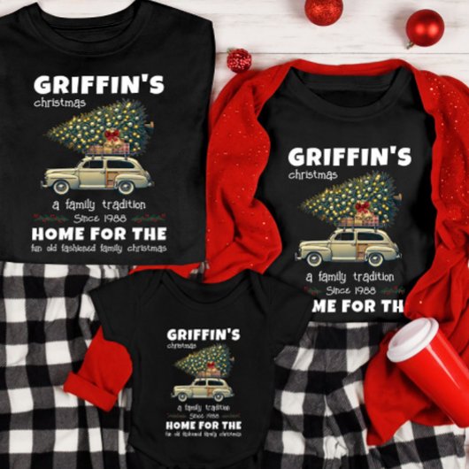 Funny Family Matching Weihnachten T-Shirt