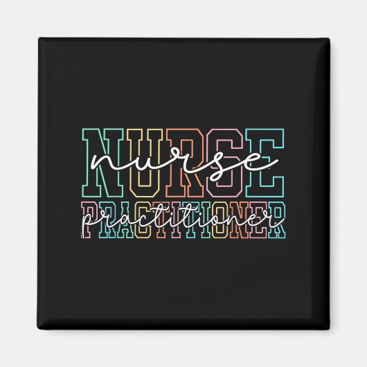 Funny Family Nurse Practitioner Np Nursing Day Nur Magnet (Vorne)