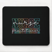 Funny Family Nurse Practitioner Np Nursing Day Nur Mousepad (Vorne)