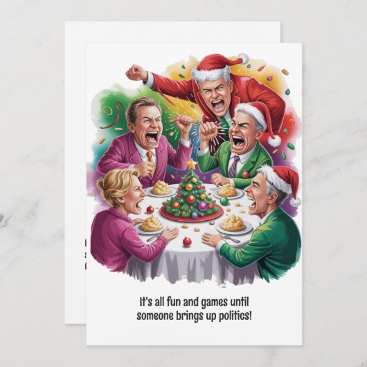 Funny Family Policies Weihnachten (Vorne/Hinten)