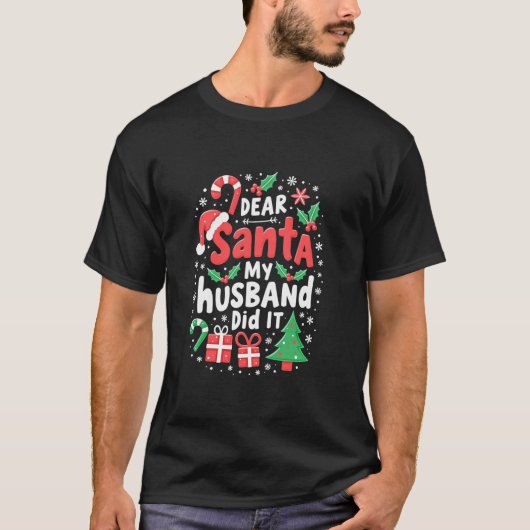 Funny Family Sehr geehrter Weihnachtsmann, mein Eh T-Shirt (Vorderseite)