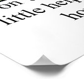 Funny Family Spaß Caulging Incident Poster (Ecke)