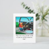 Funny "Family Spaß" Postkarte "Spectickles" (Stehend Vorderseite)