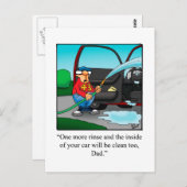 Funny "Family Spaß" Postkarte "Spectickles" (Vorne/Hinten)