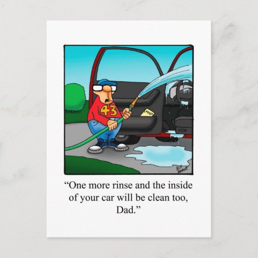 Funny "Family Spaß" Postkarte "Spectickles" (Vorderseite)