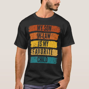 Funny Family Spaß Retro mein Sohn im Gesetz ist me T-Shirt