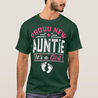 Funny Family Stolz New Auntie Es ist ein Mädchen G T-Shirt
