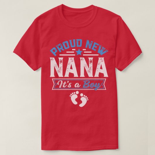 Funny Family Stolz New Nana Es ist eine junge Gend T-Shirt (Design vorne)