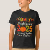 Funny Family Thanksgiving 2025 Shirt - Cute Pumpki (Vorderseite)