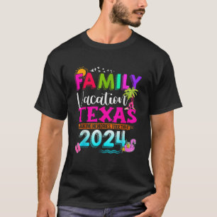 Funny Family Vacation Texas 2024 Erinnerungen T T-Shirt