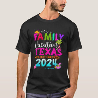 Funny Family Vacation Texas 2024 Erinnerungen T T-Shirt
