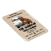 Funny Family Wiedersehen Einladung mit Bärenmagnet Magnet (Rechte Seite)