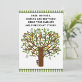 Funny Family Wiedersehen Einladungen (Stehend Vorderseite)