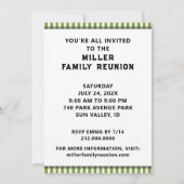 Funny Family Wiedersehen Einladungen (Rückseite)