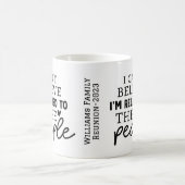 Funny Family Wiedersehen Name Jahr Kaffee Tasse (Mittel)