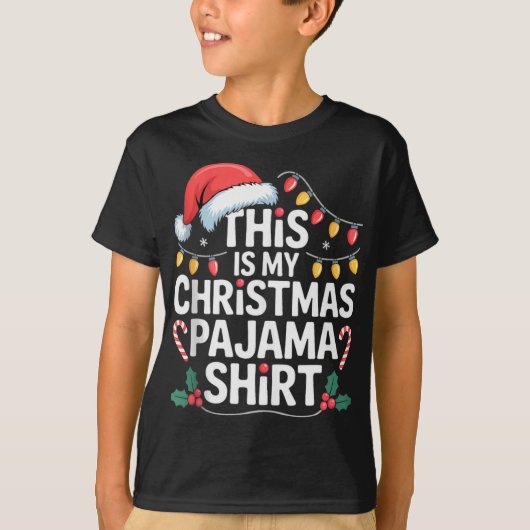 Funny Family Xmas Men Women Kids This Is My Christ T-Shirt (Vorderseite)