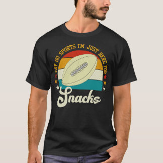 Funny Fan Yay Go Sport IM direkt hier für Snacks T-Shirt