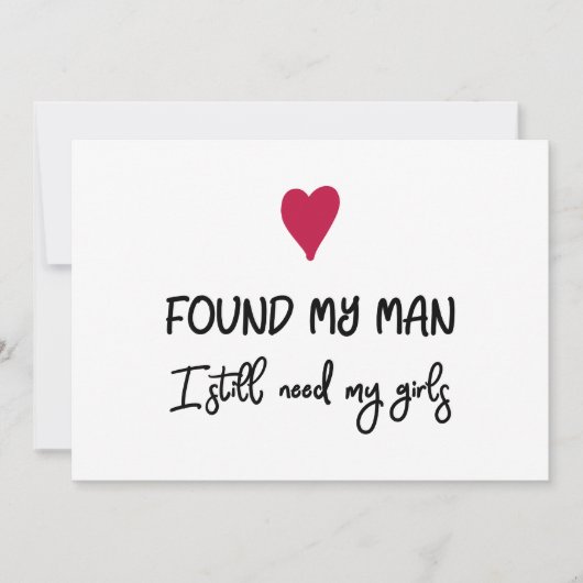 Funny fand den Vorschlag von My Man Bridesmaid (Vorderseite)