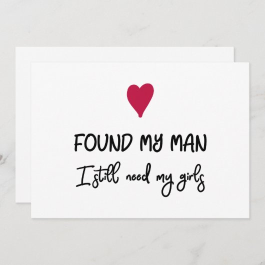 Funny fand den Vorschlag von My Man Bridesmaid (Vorne/Hinten)