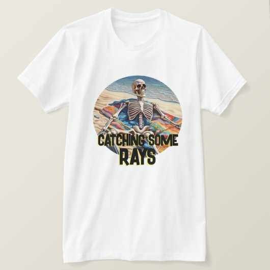 Funny Fangen einige rosige Skeletton-T - Shirt (Design vorne)