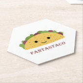 Funny Fantastaco Taco Pun Niedlich Kawaii Taco Untersetzer (angewinkelt)