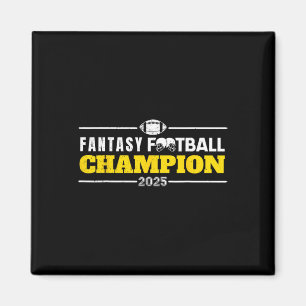 Funny Fantasy Football 2025 Champion Fantasy Footb Magnet