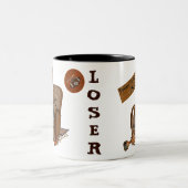 Funny Fantasy Football Loser Geschenke, Fußball Zweifarbige Tasse (Mittel)