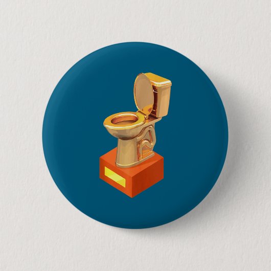 Funny Fantasy Football Loser Toilet Button (Vorderseite)